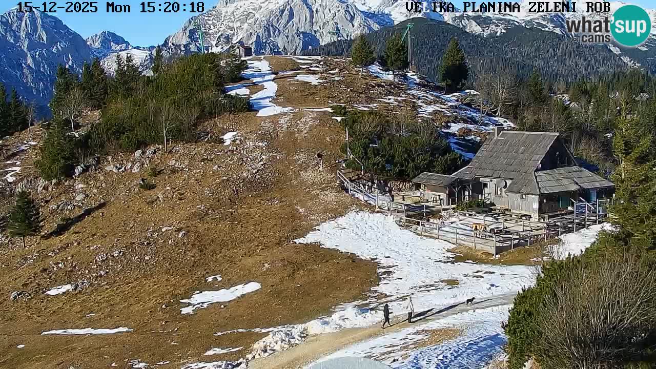 Zeleni Rob | Webcam live Velika Planina