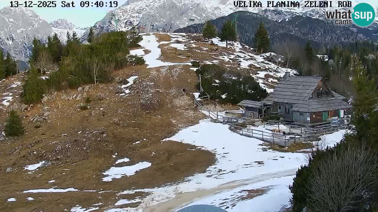 Zeleni Rob – Webcam live | Velika Planina