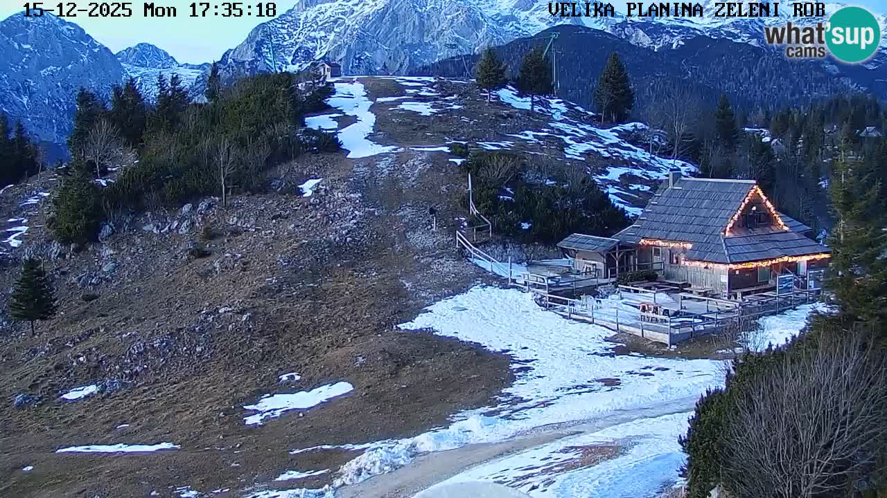 Zeleni Rob | Webcam live Velika Planina