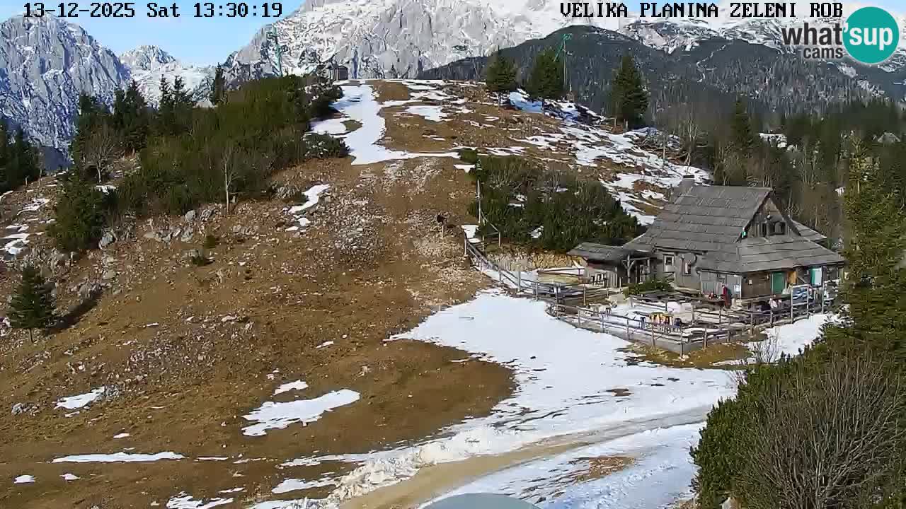 Zeleni Rob – Webcam live | Velika Planina