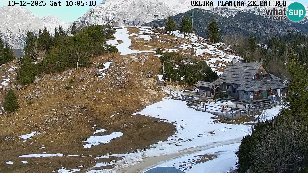 Zeleni Rob | Webcam live Velika Planina