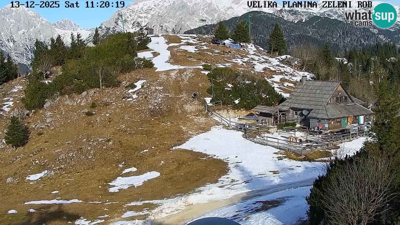 Zeleni Rob | Web kamera Velika Planina
