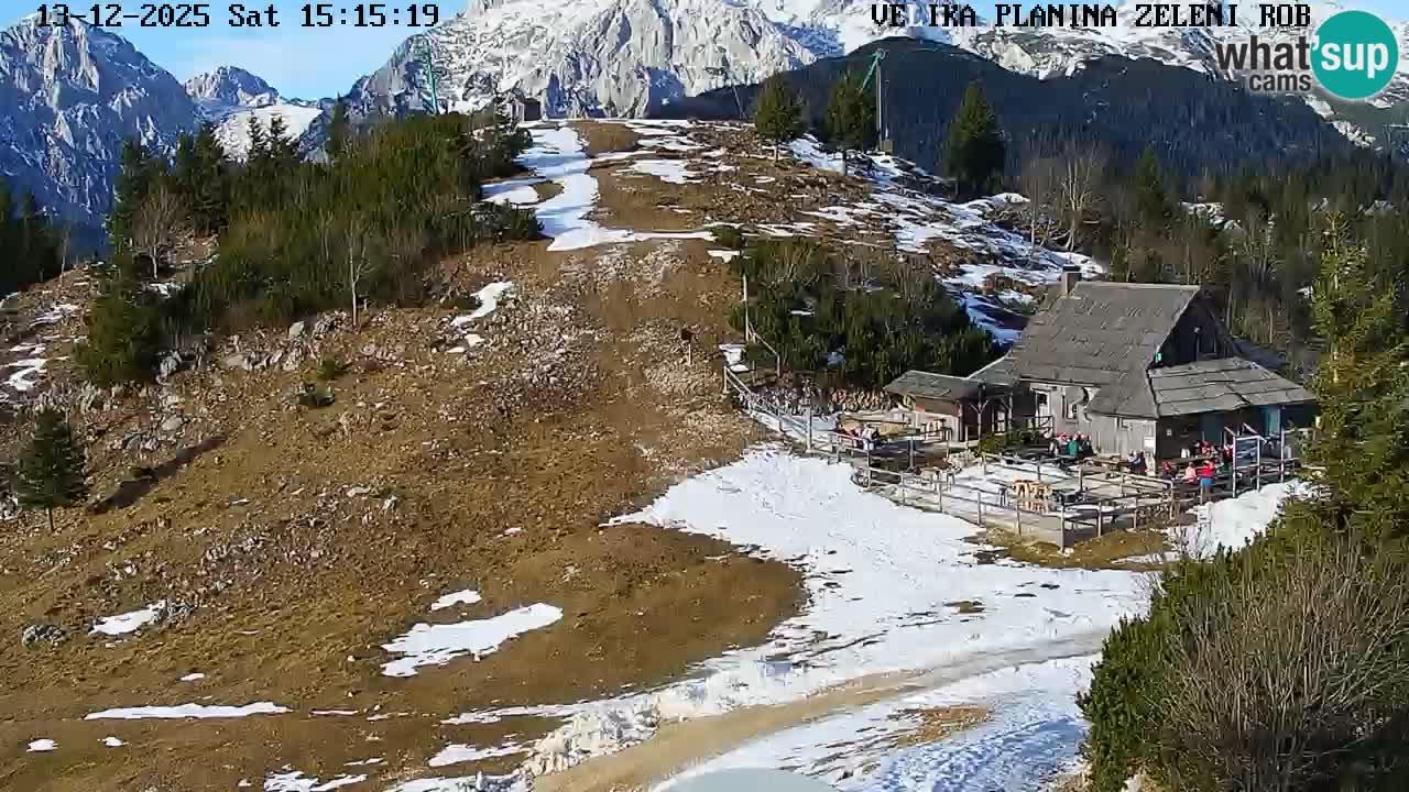 Zeleni Rob – Webcam live | Velika Planina