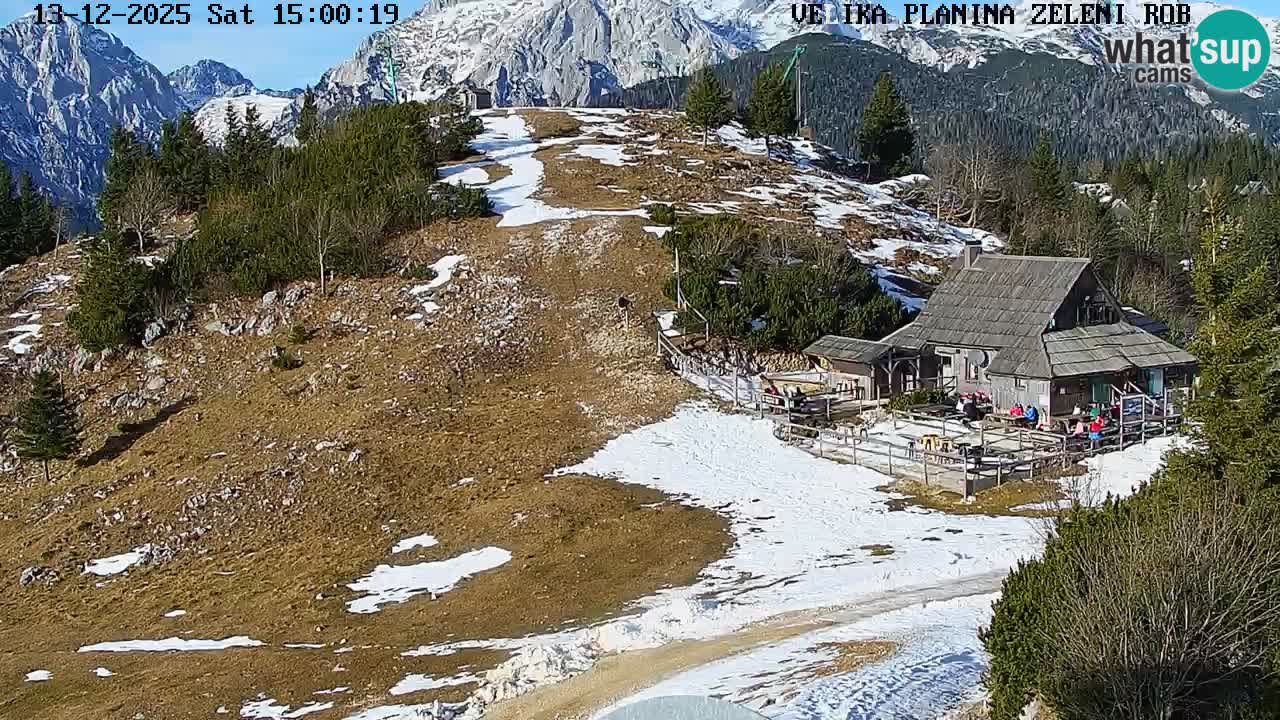 Zeleni Rob | Web kamera Velika Planina