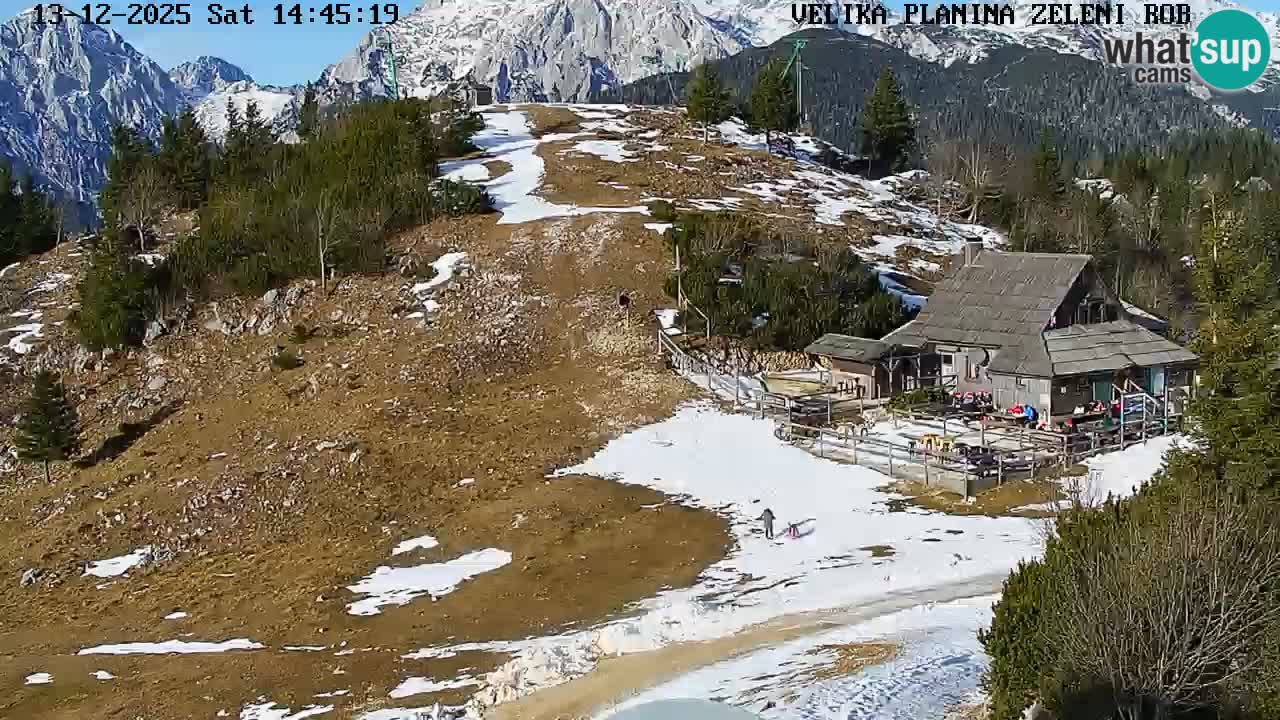Zeleni Rob | Webcam live Velika Planina