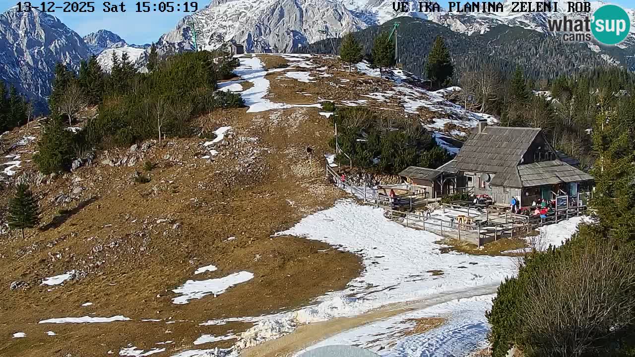 Zeleni Rob | Webcam live Velika Planina