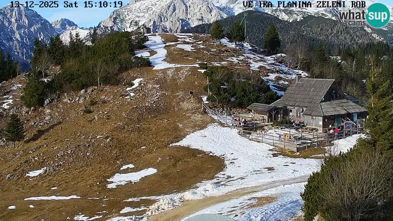 Zeleni Rob – Webcam live | Velika Planina