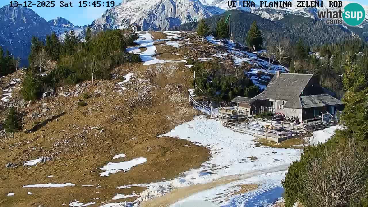 Zeleni Rob – Webcam live | Velika Planina