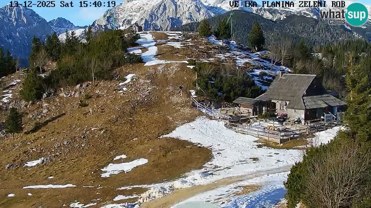 Zeleni Rob – Webcam live | Velika Planina