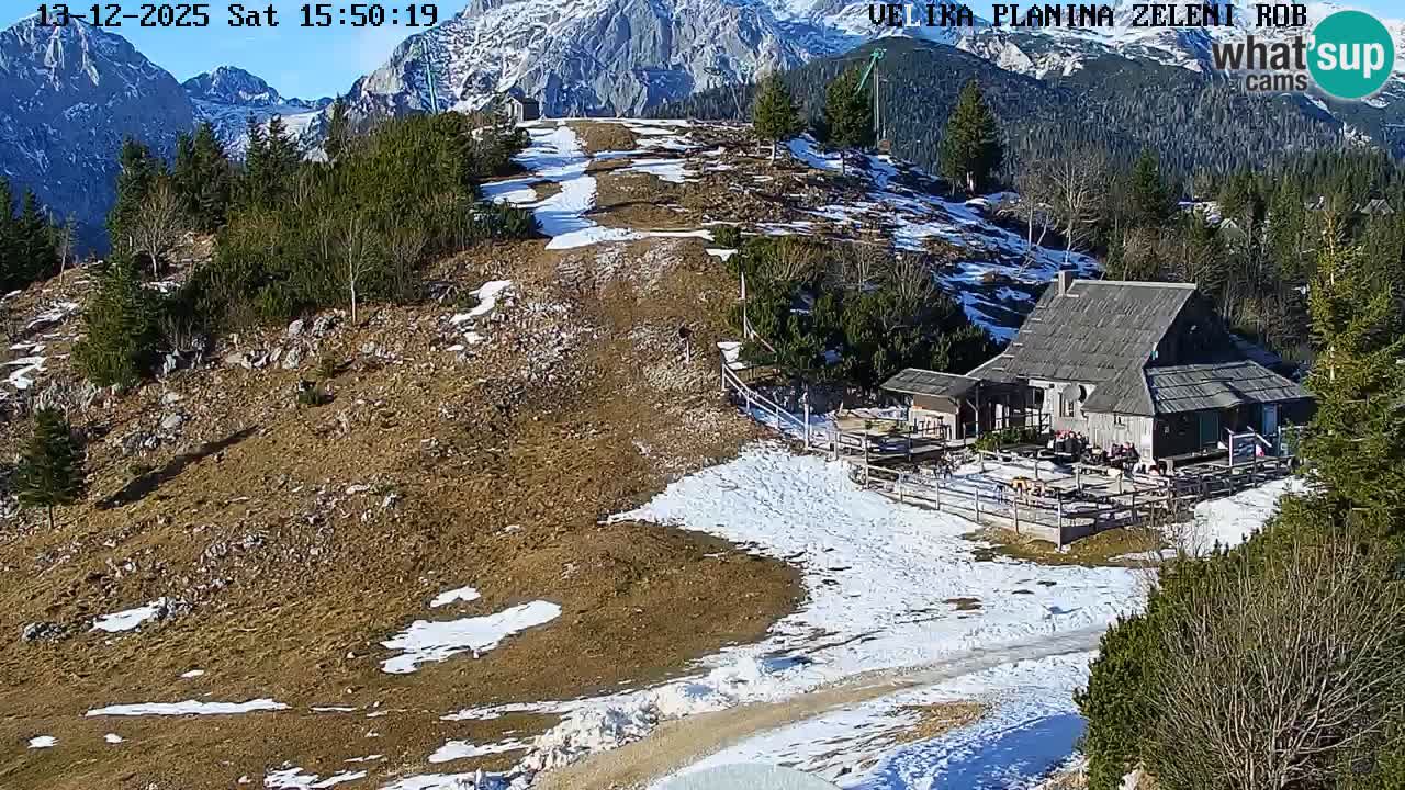 Zeleni Rob – Webcam live | Velika Planina