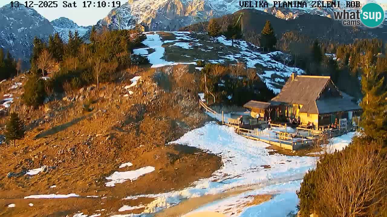 Zeleni Rob | Webcam live Velika Planina