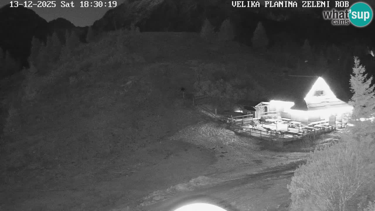 Zeleni Rob | Webcam live Velika Planina