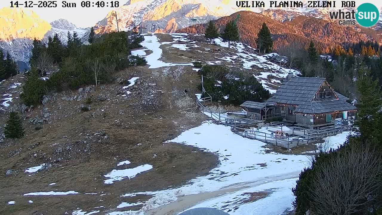 Zeleni Rob – Webcam live | Velika Planina