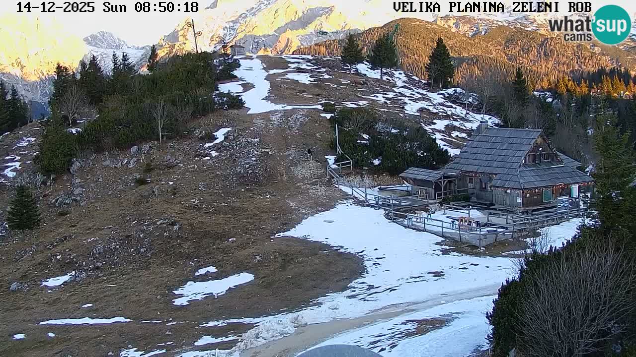 Zeleni Rob – Webcam live | Velika Planina