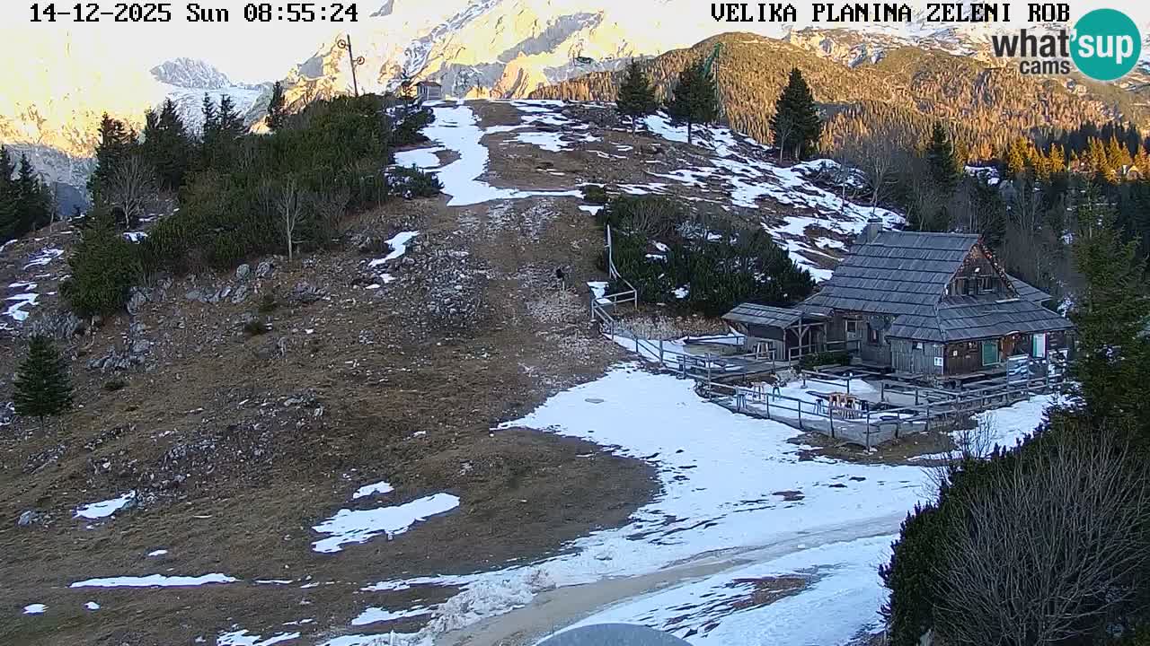 Zeleni Rob – Webcam live | Velika Planina