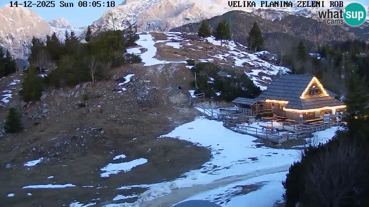 Zeleni Rob – Webcam live | Velika Planina