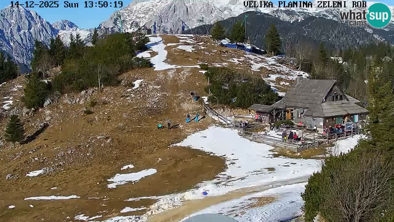 Zeleni Rob | Webcam live Velika Planina