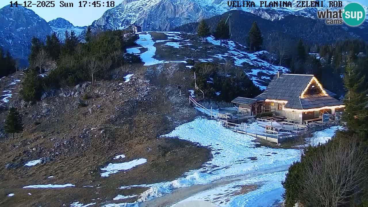 Zeleni Rob | Web kamera Velika Planina
