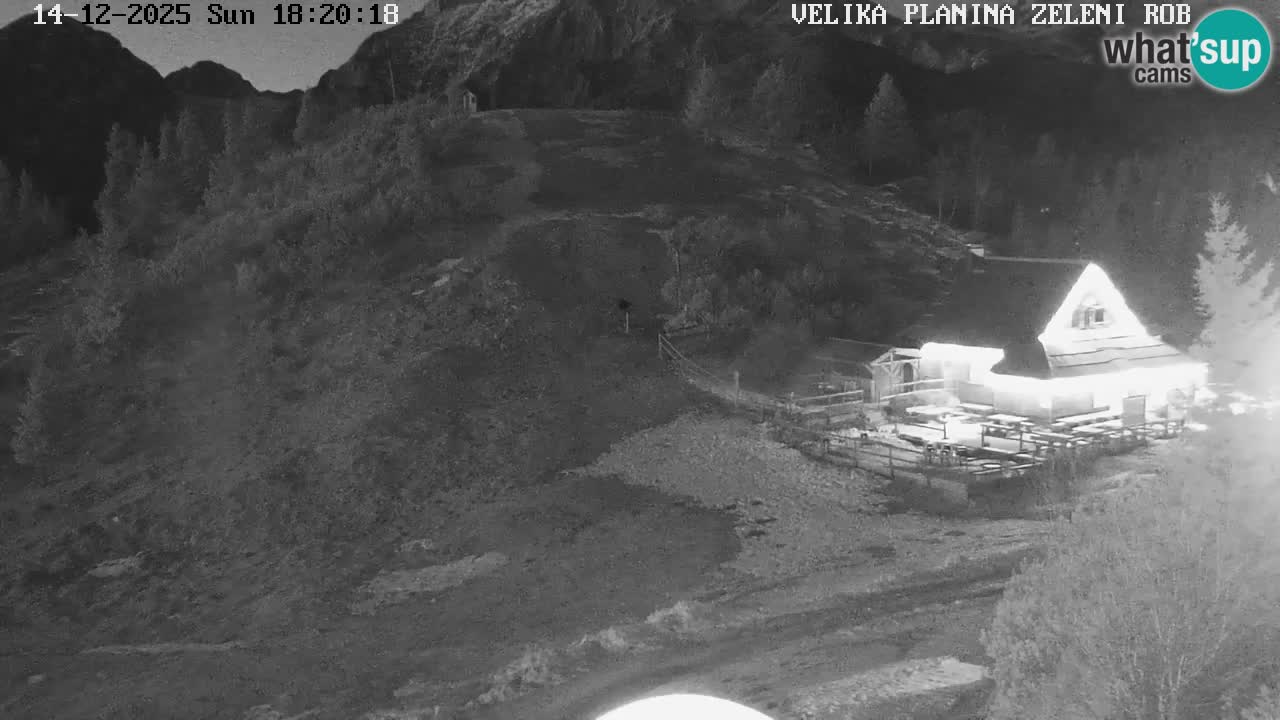 Zeleni Rob – Webcam live | Velika Planina