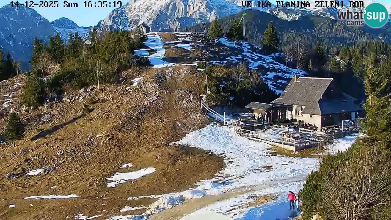 Zeleni Rob – Webcam live | Velika Planina