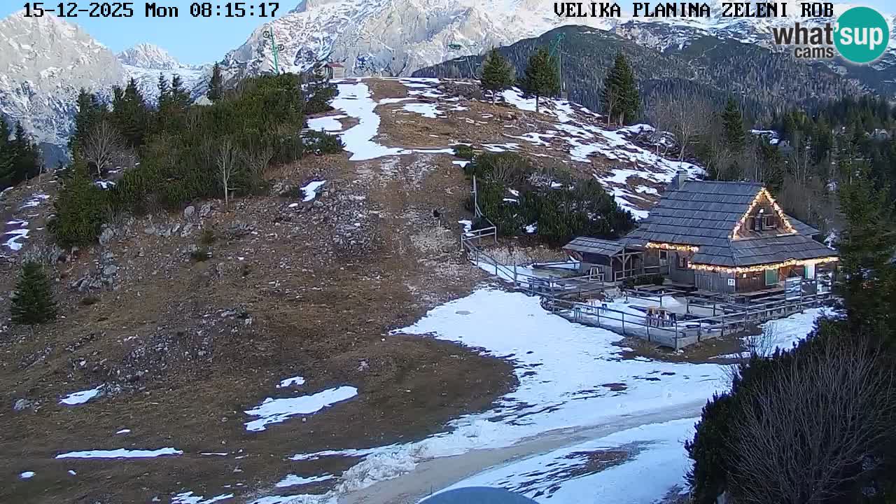 Zeleni Rob | Webcam live Velika Planina