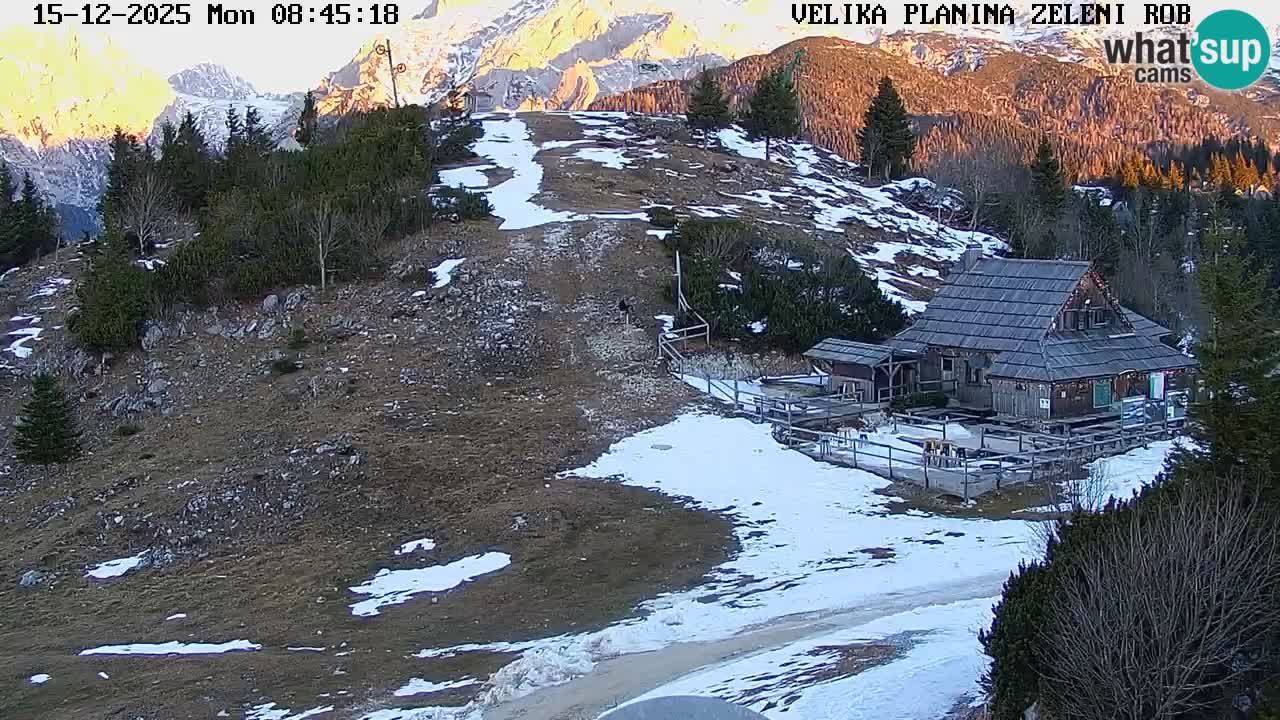 Zeleni Rob – Webcam live | Velika Planina