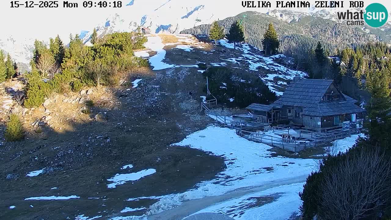 Zeleni Rob – Webcam live | Velika Planina