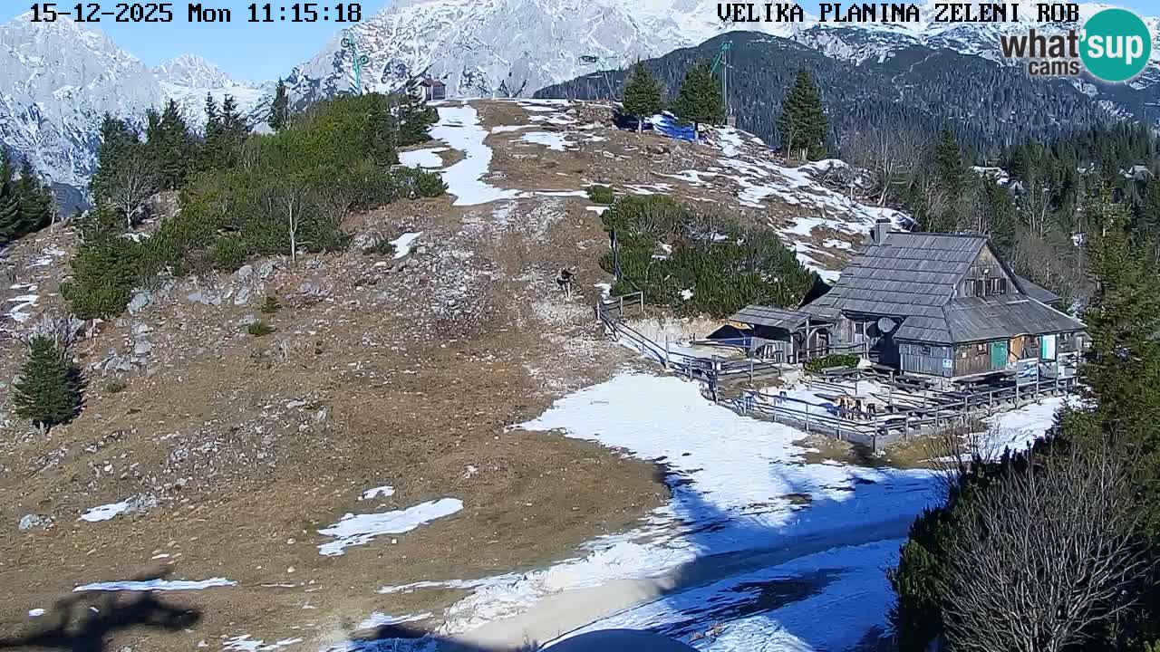 Zeleni Rob – Webcam live | Velika Planina