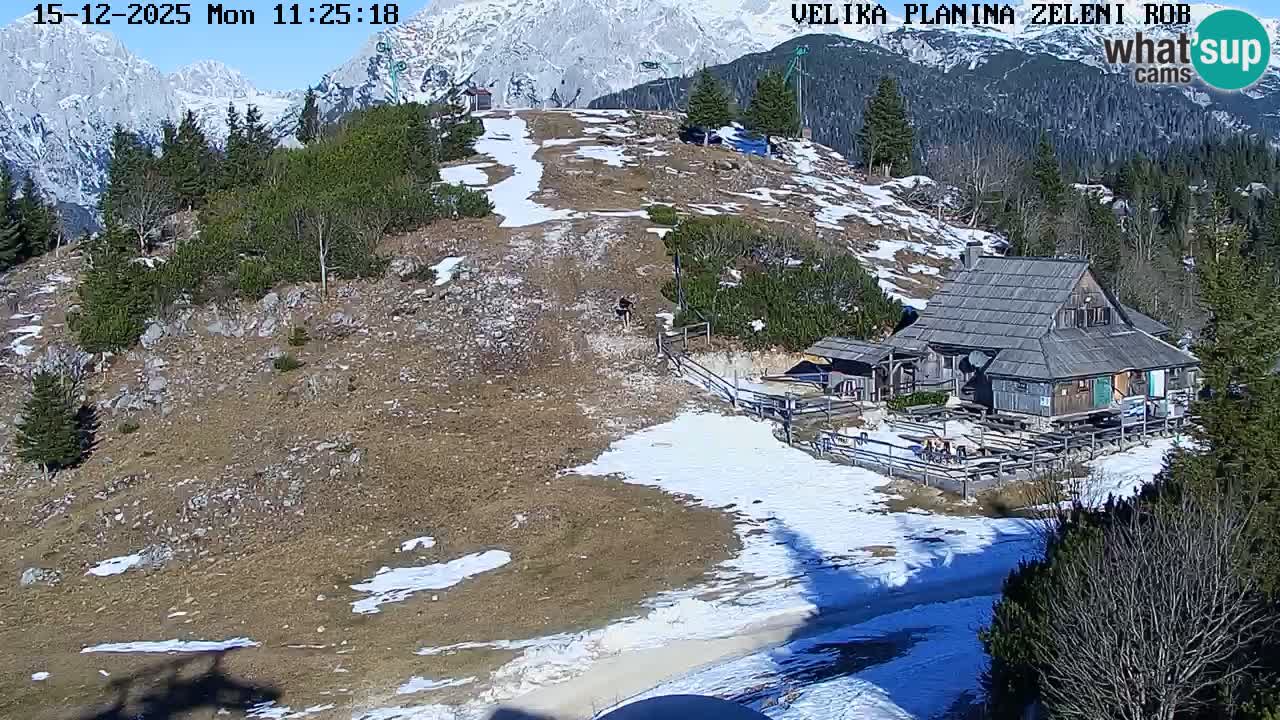 Zeleni Rob – Webcam live | Velika Planina
