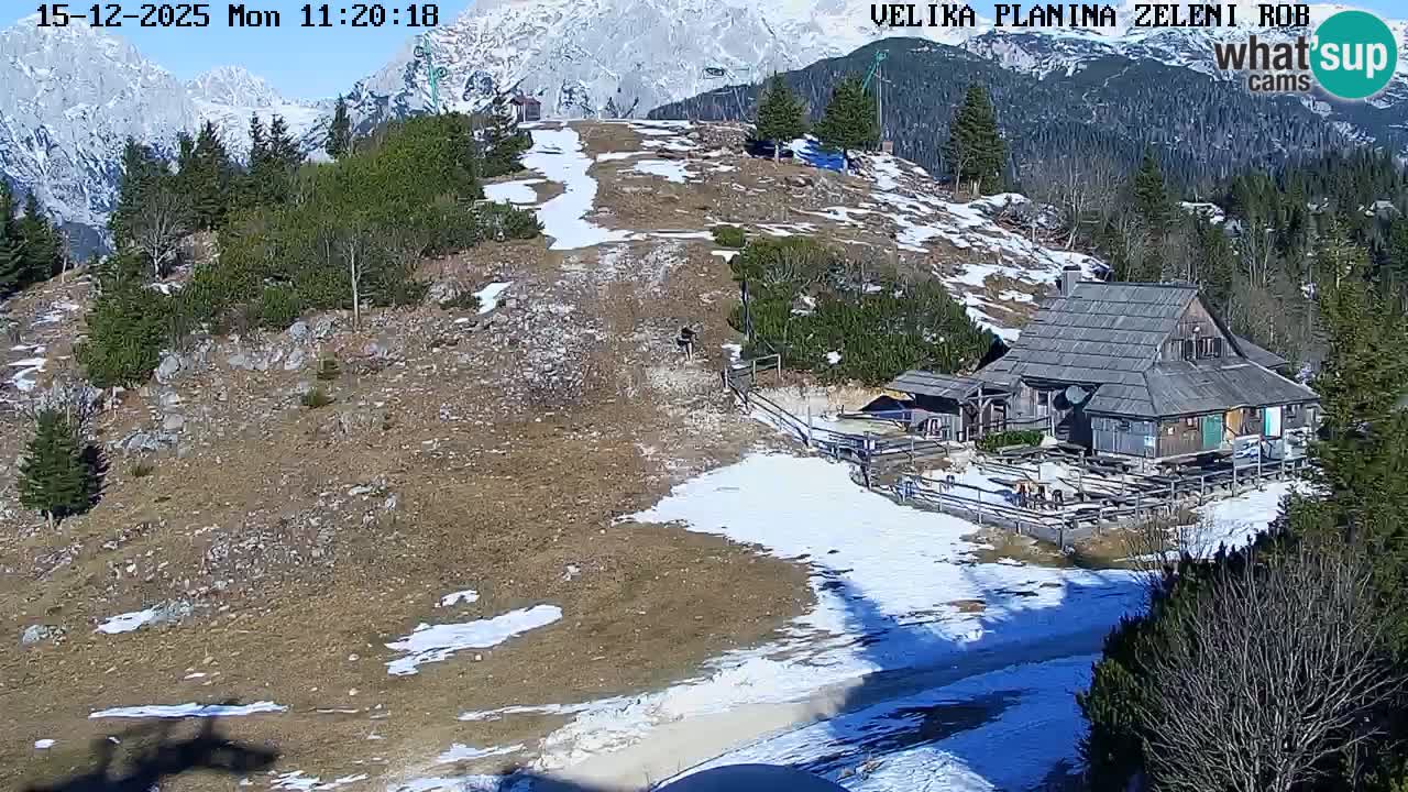 Zeleni Rob – Webcam live | Velika Planina