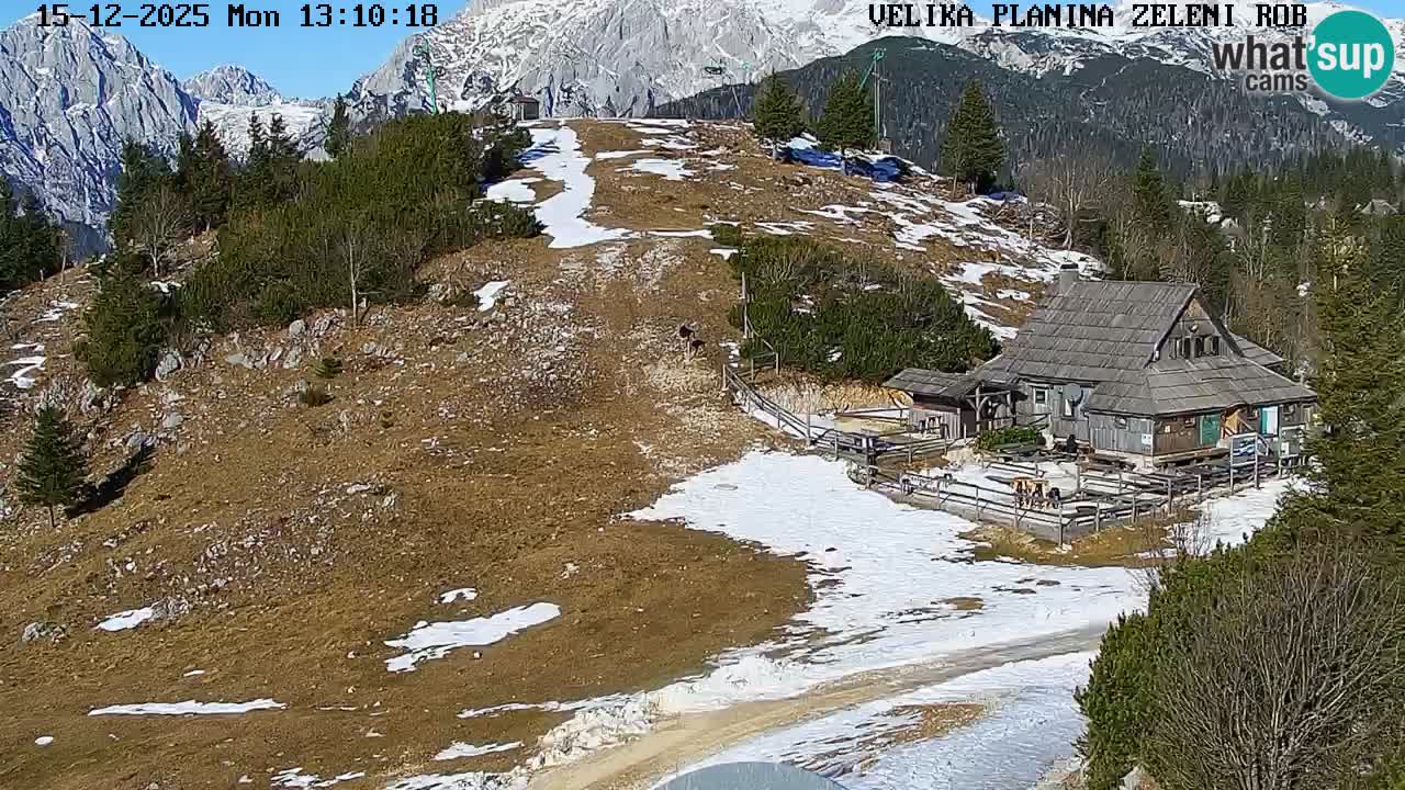 Zeleni Rob – Webcam live | Velika Planina