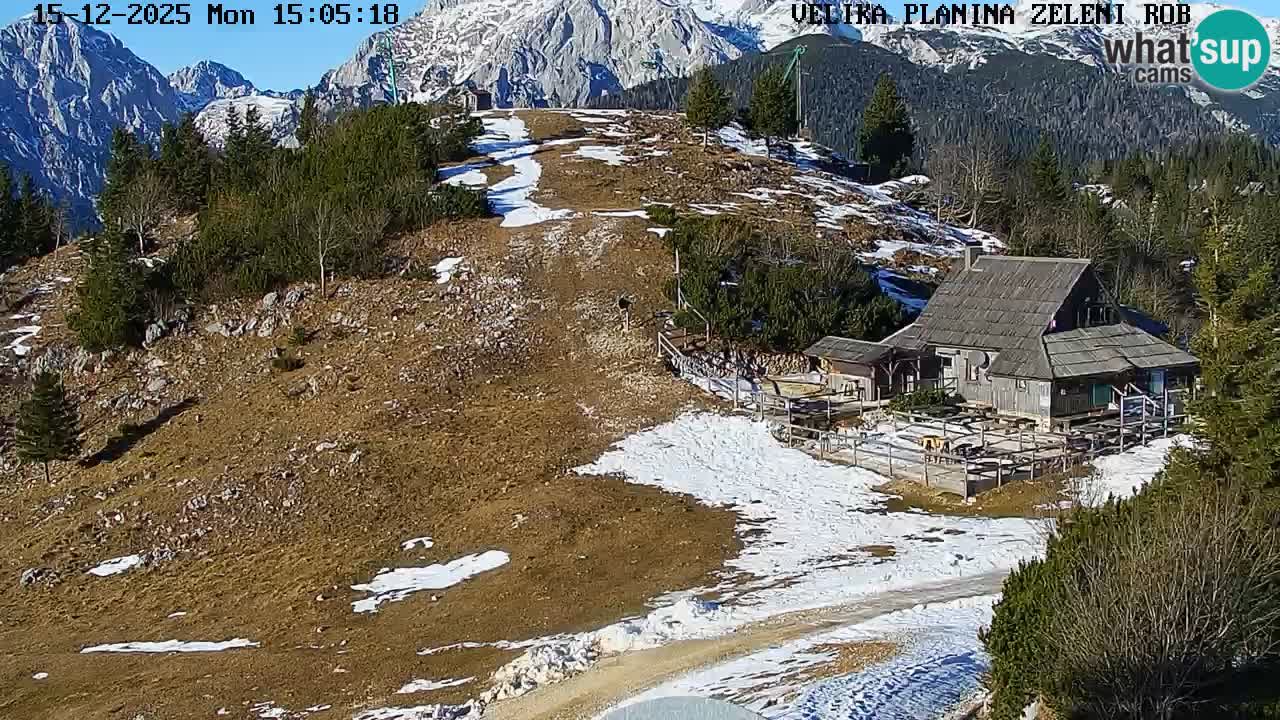 Zeleni Rob – Webcam live | Velika Planina