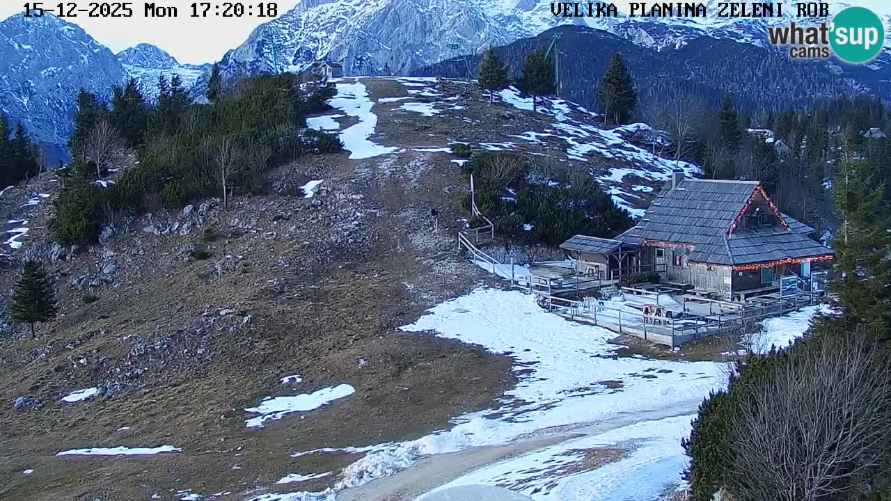 Zeleni Rob | Webcam live Velika Planina