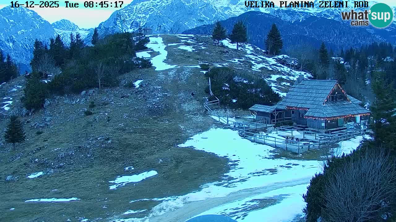 Zeleni Rob – Webcam live | Velika Planina