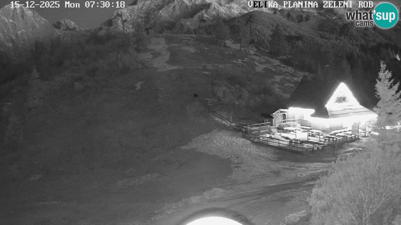 Zeleni Rob | Web kamera Velika Planina