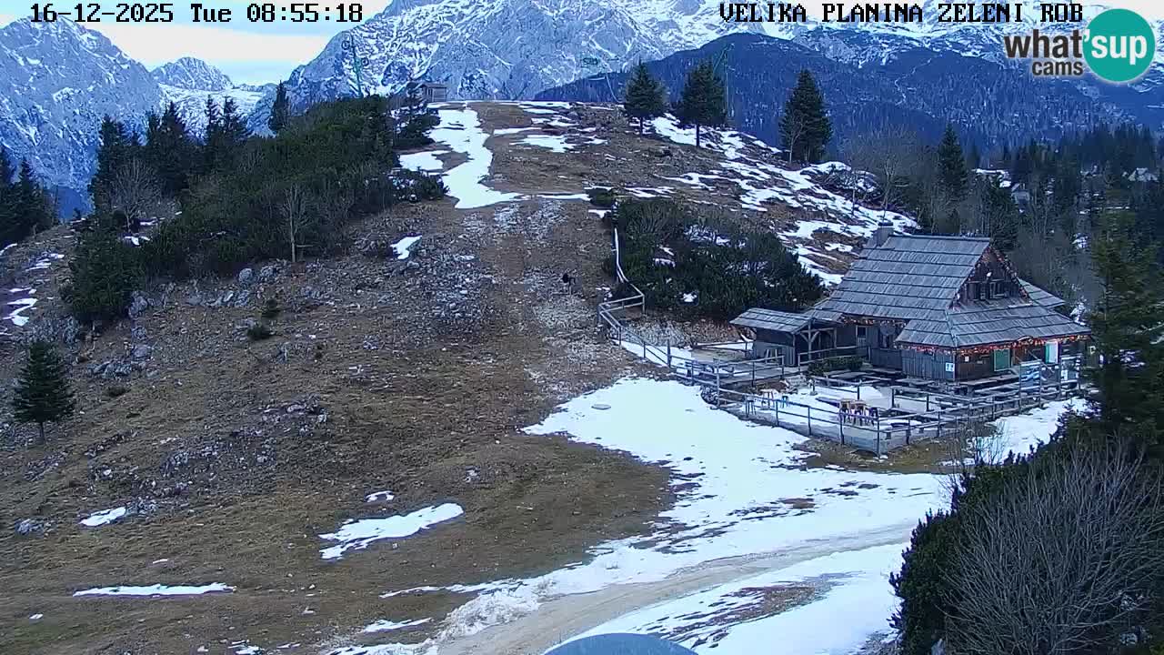 Zeleni Rob – Webcam live | Velika Planina