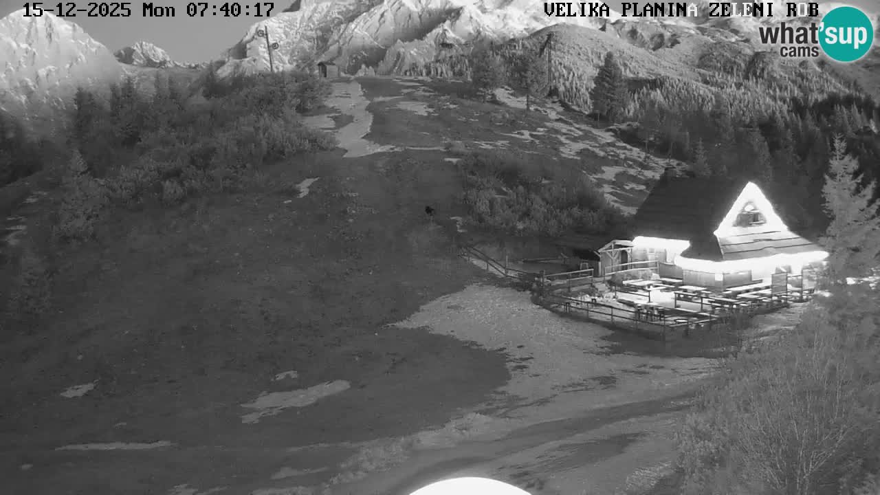 Zeleni Rob – Webcam live | Velika Planina