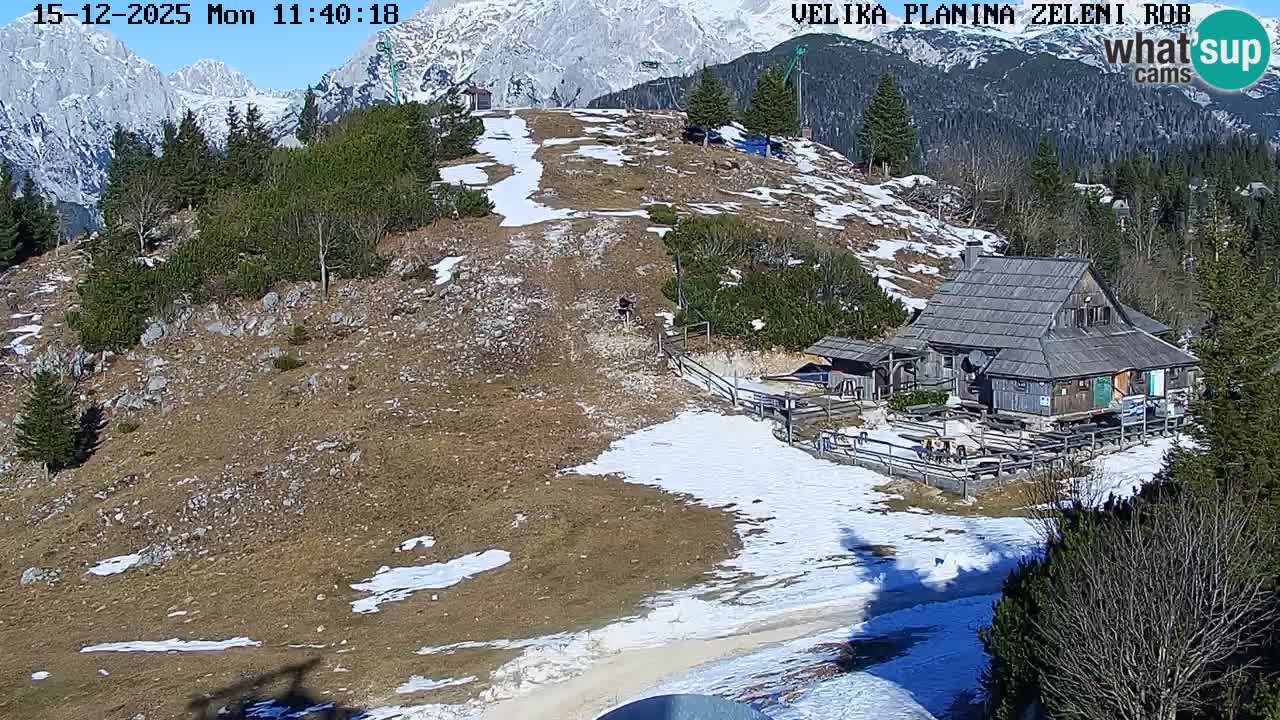 Zeleni Rob – Webcam live | Velika Planina