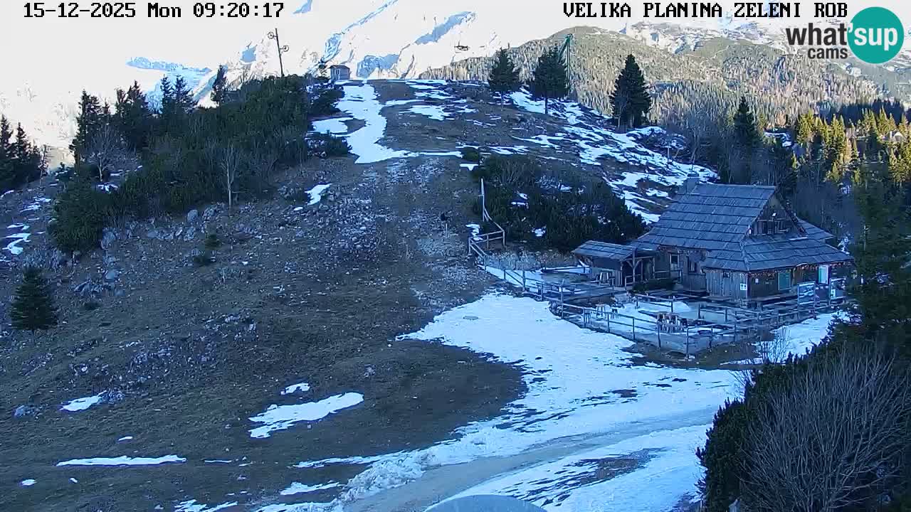 Zeleni Rob | Webcam live Velika Planina