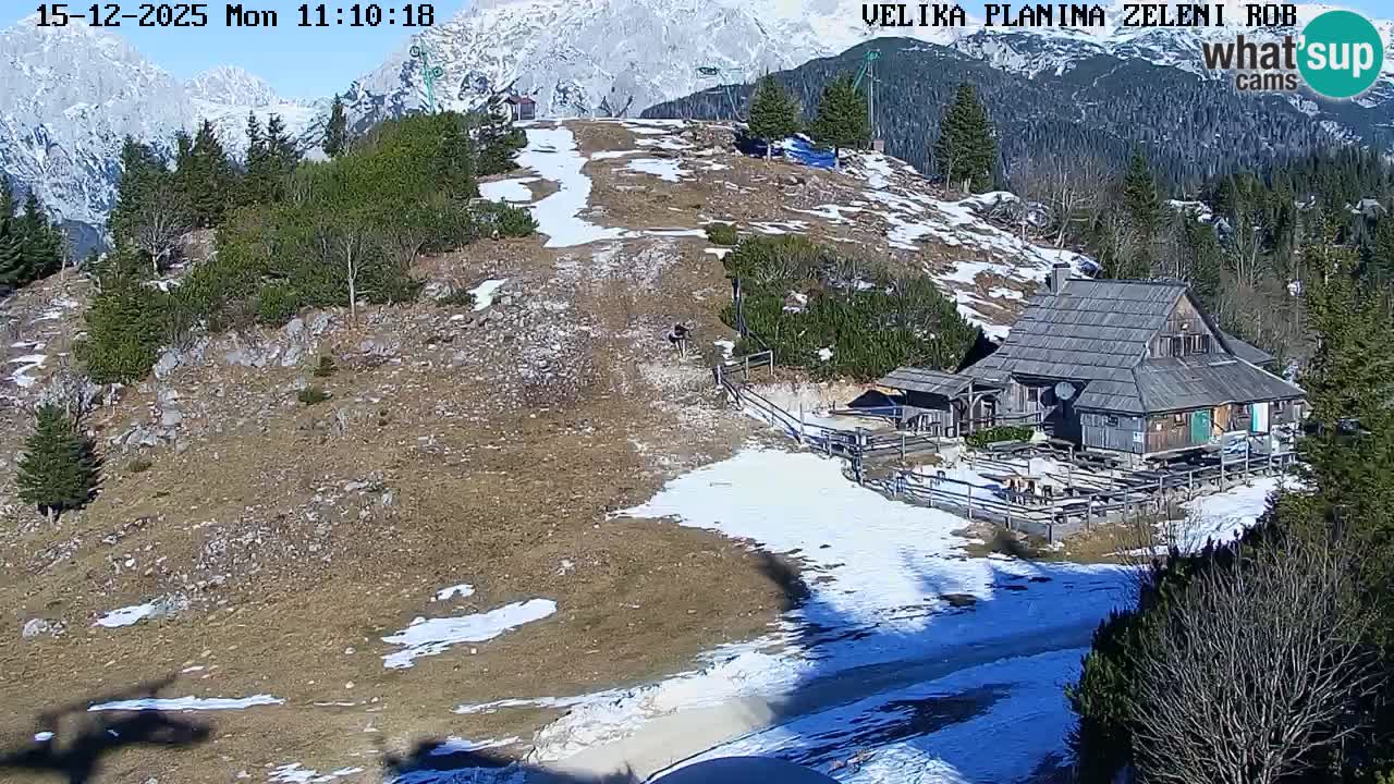 Zeleni Rob – Webcam live | Velika Planina