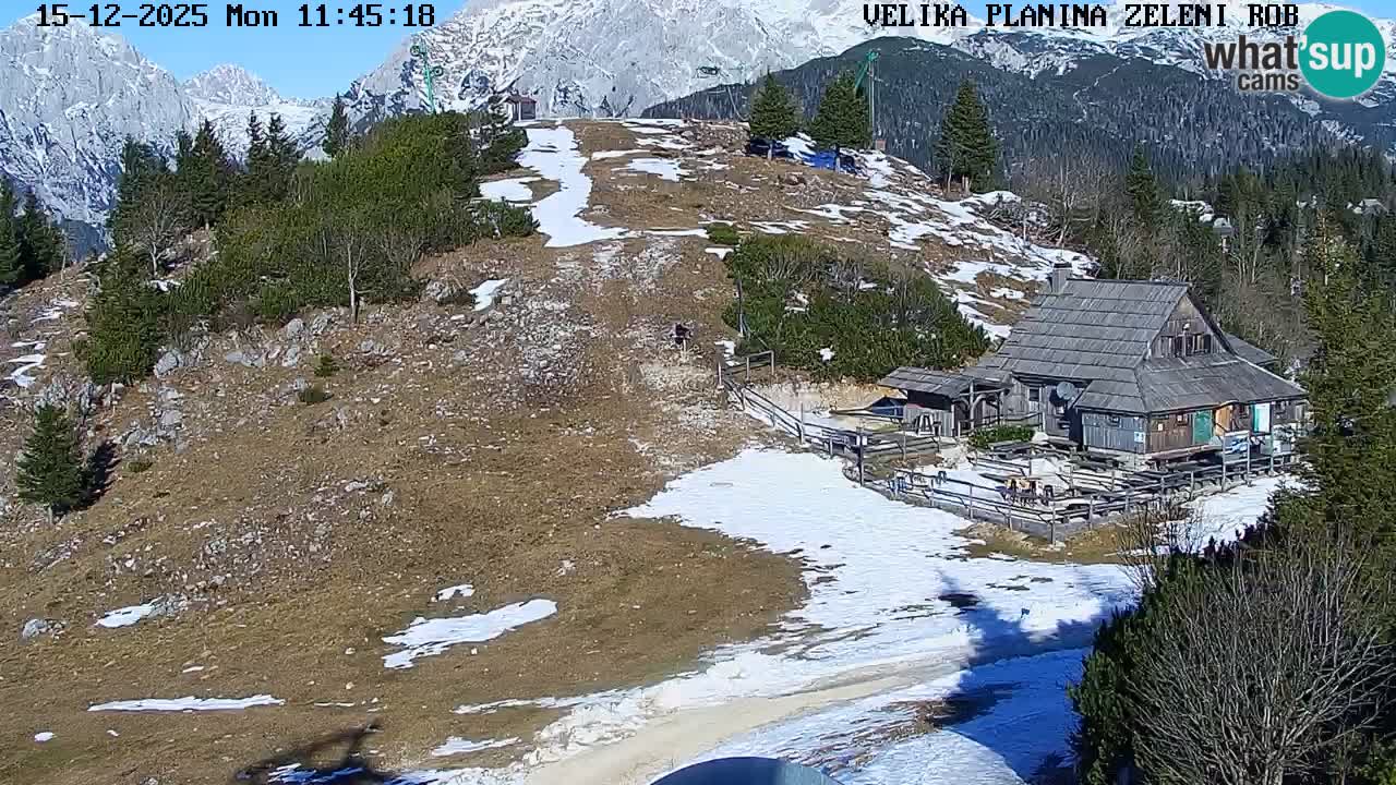 Zeleni Rob – Webcam live | Velika Planina