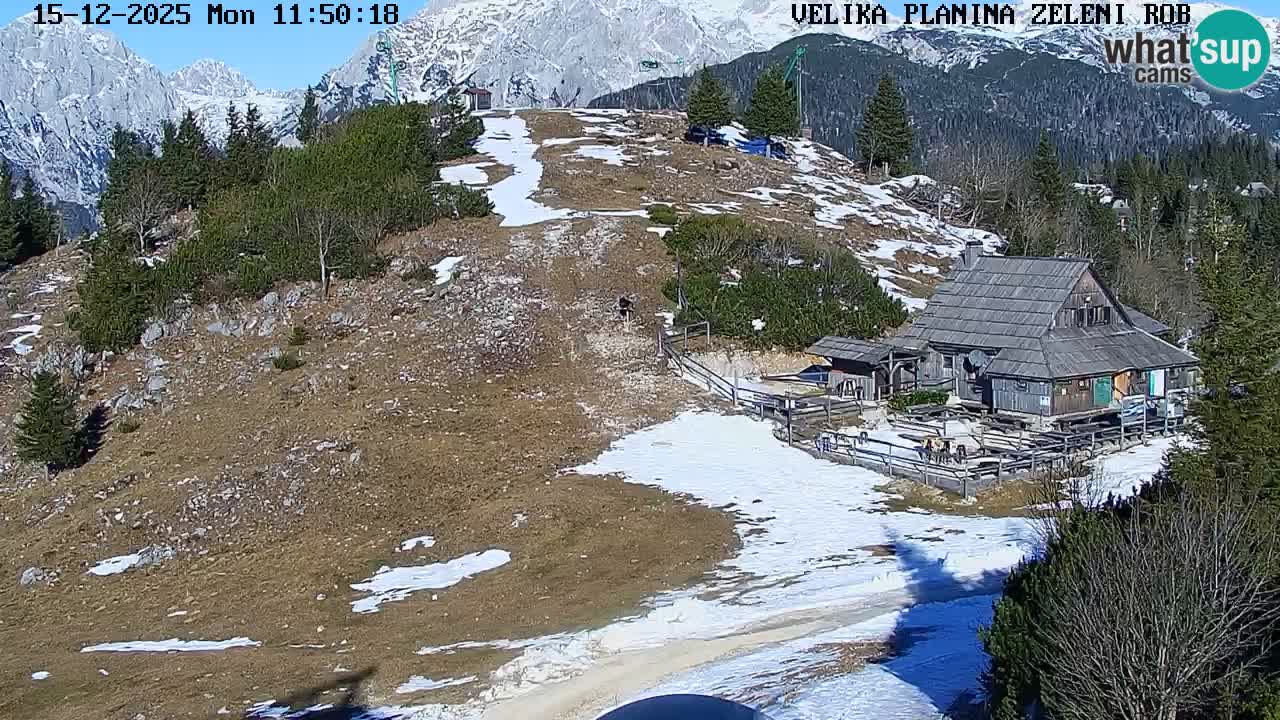 Zeleni Rob | Webcam live Velika Planina