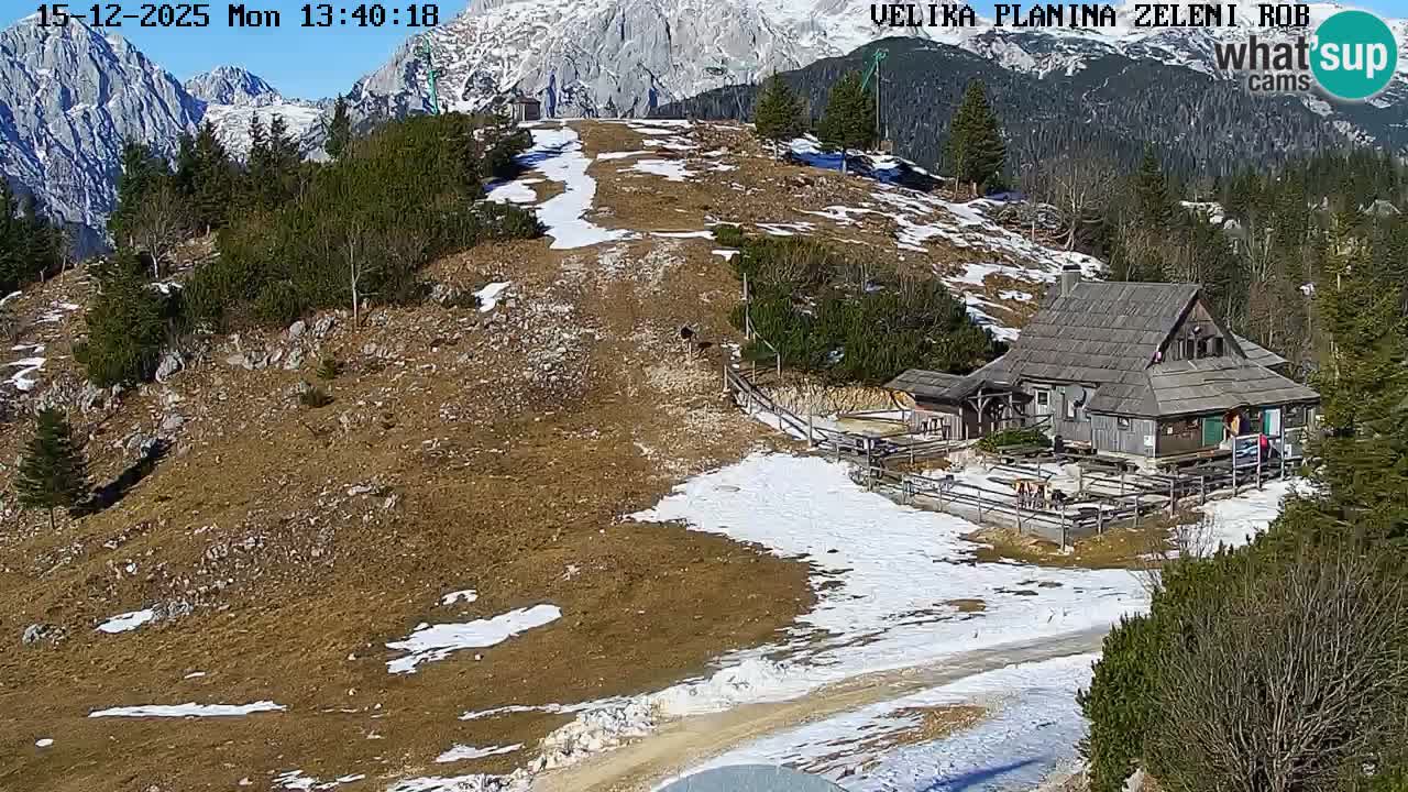Zeleni Rob – Webcam live | Velika Planina