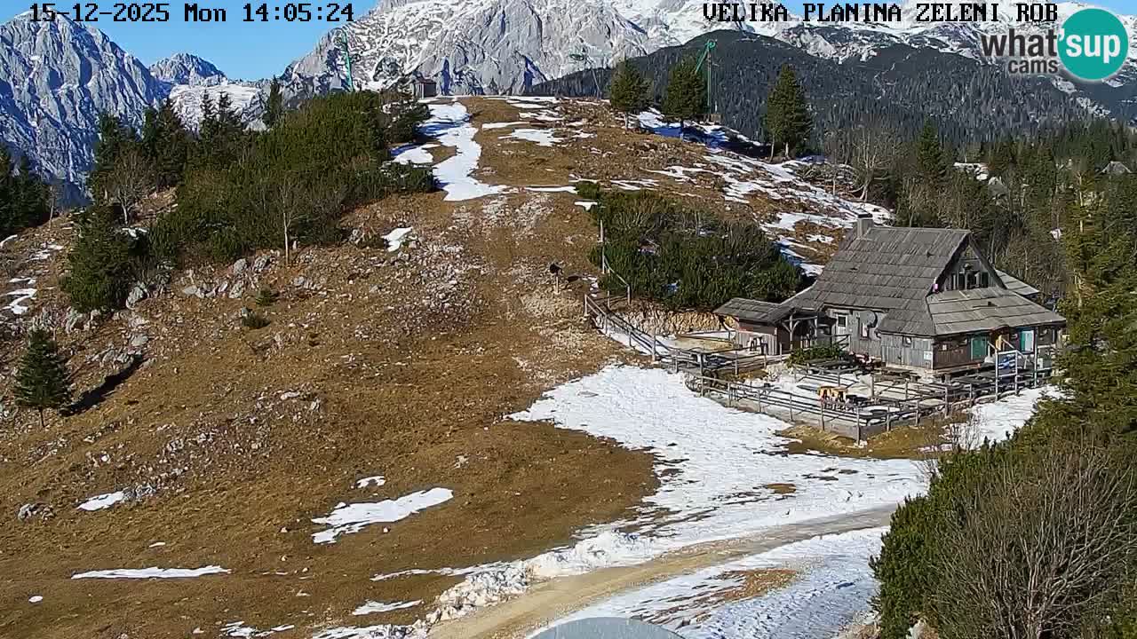 Zeleni Rob – Webcam live | Velika Planina
