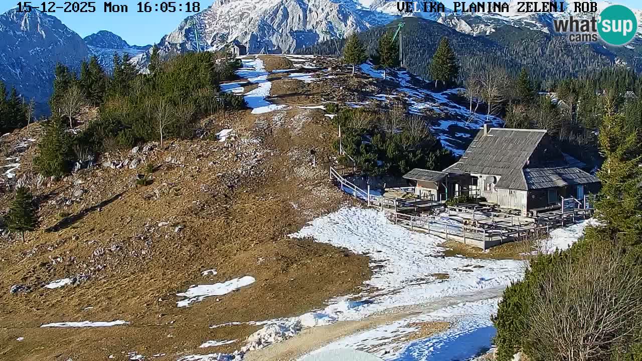 Zeleni Rob – Webcam live | Velika Planina