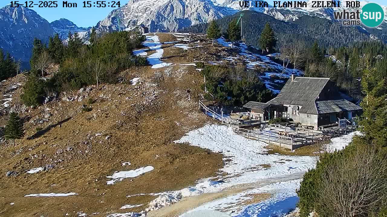 Zeleni Rob – Webcam live | Velika Planina