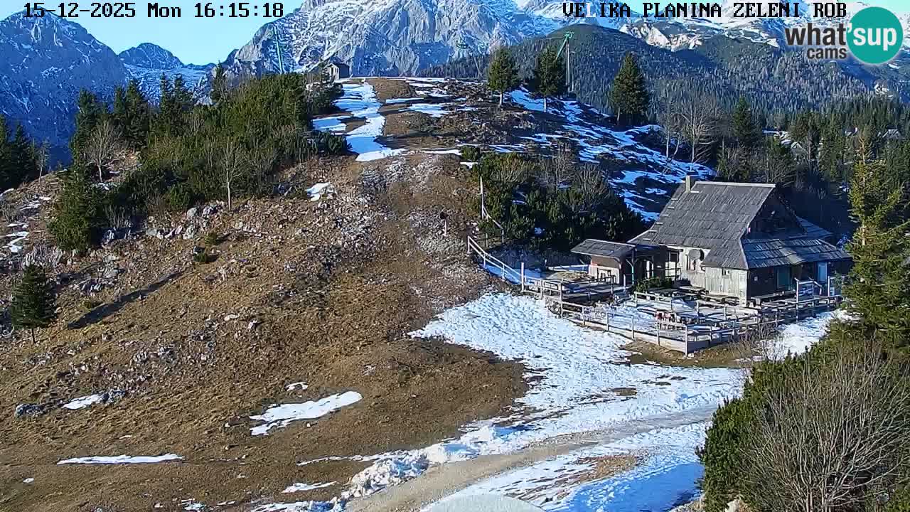 Zeleni Rob – Webcam live | Velika Planina