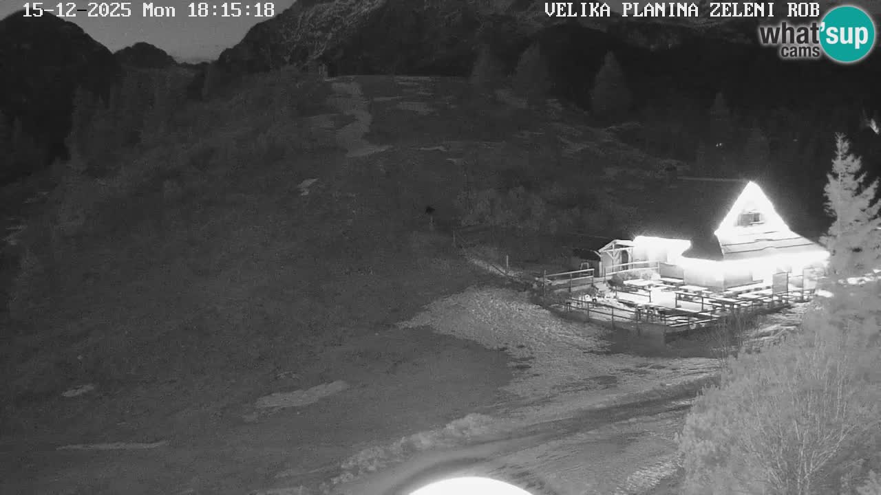 Zeleni Rob | Web kamera Velika Planina