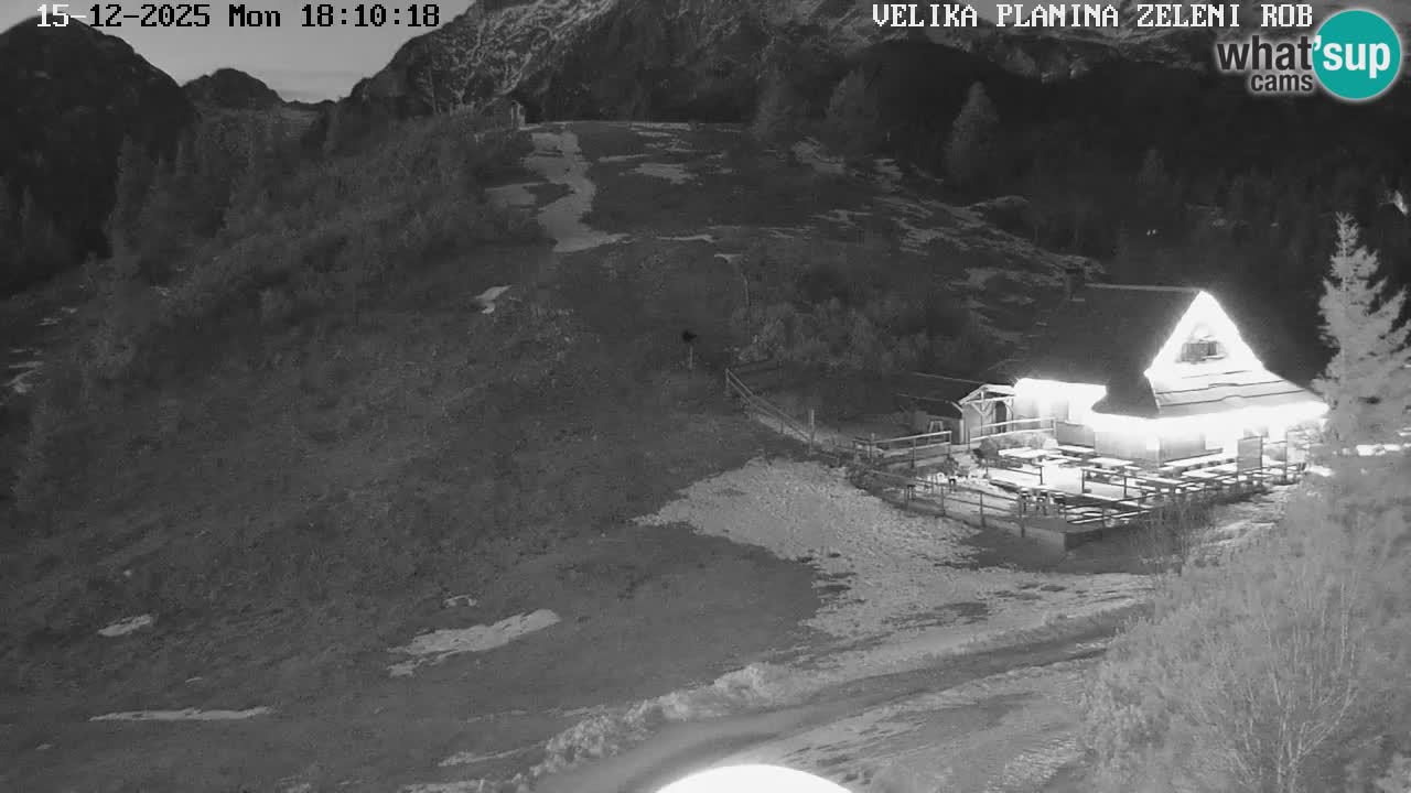 Zeleni Rob – Webcam live | Velika Planina