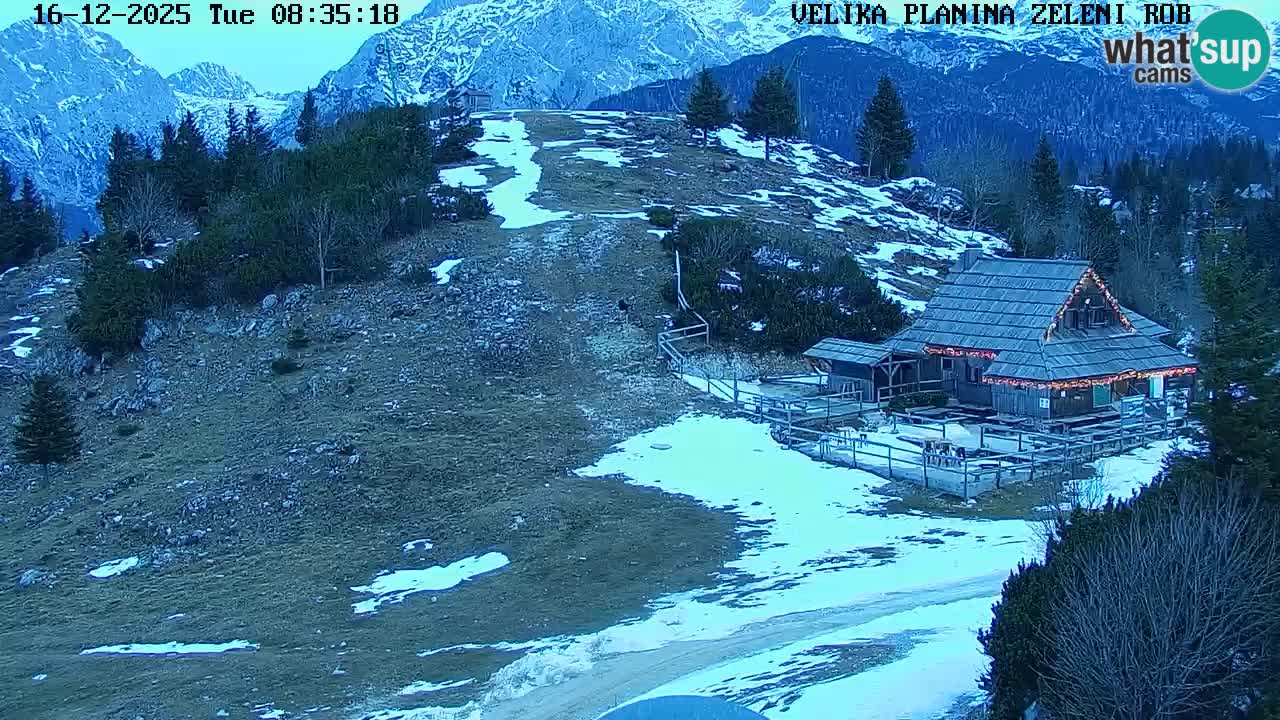 Zeleni Rob | Webcam live Velika Planina